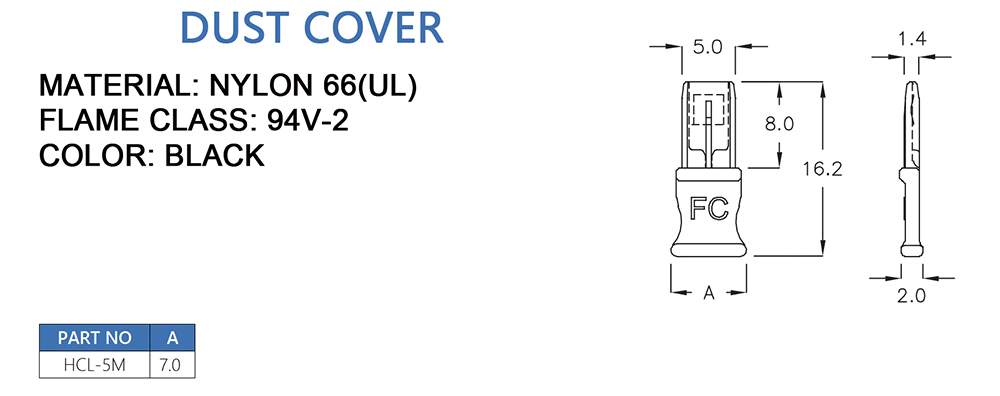 Dust cover HCL-5M